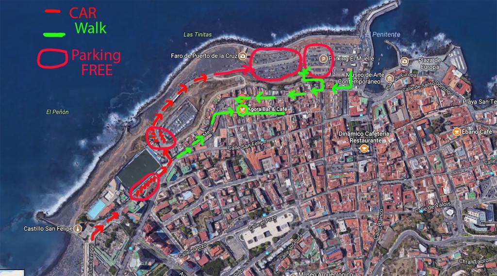 Agora - Spacious Apartment 2 Bedrooms- 2 Bathrooms Puerto de la Cruz Kültér fotó